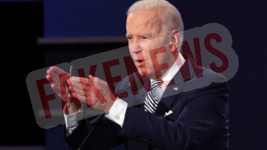 #FakeNews: El “auricular” de Joe Biden en el Debate