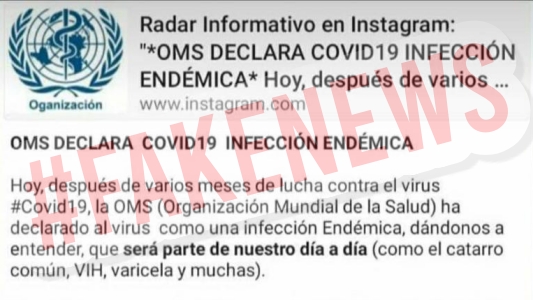 #FakeNews: El radar informativo de la OMS en Instagram