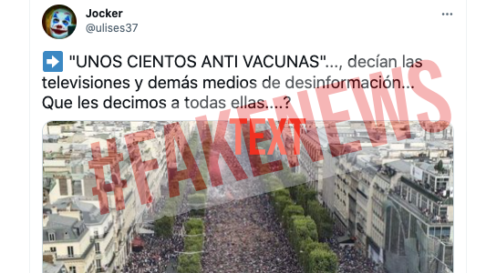 #FakeNews: Los “Antivacunas” en París